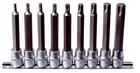 Ks Tools 3/8" Bit Socket Set Tx, Long, 9-Piece T20-T60 Torx 911.1550