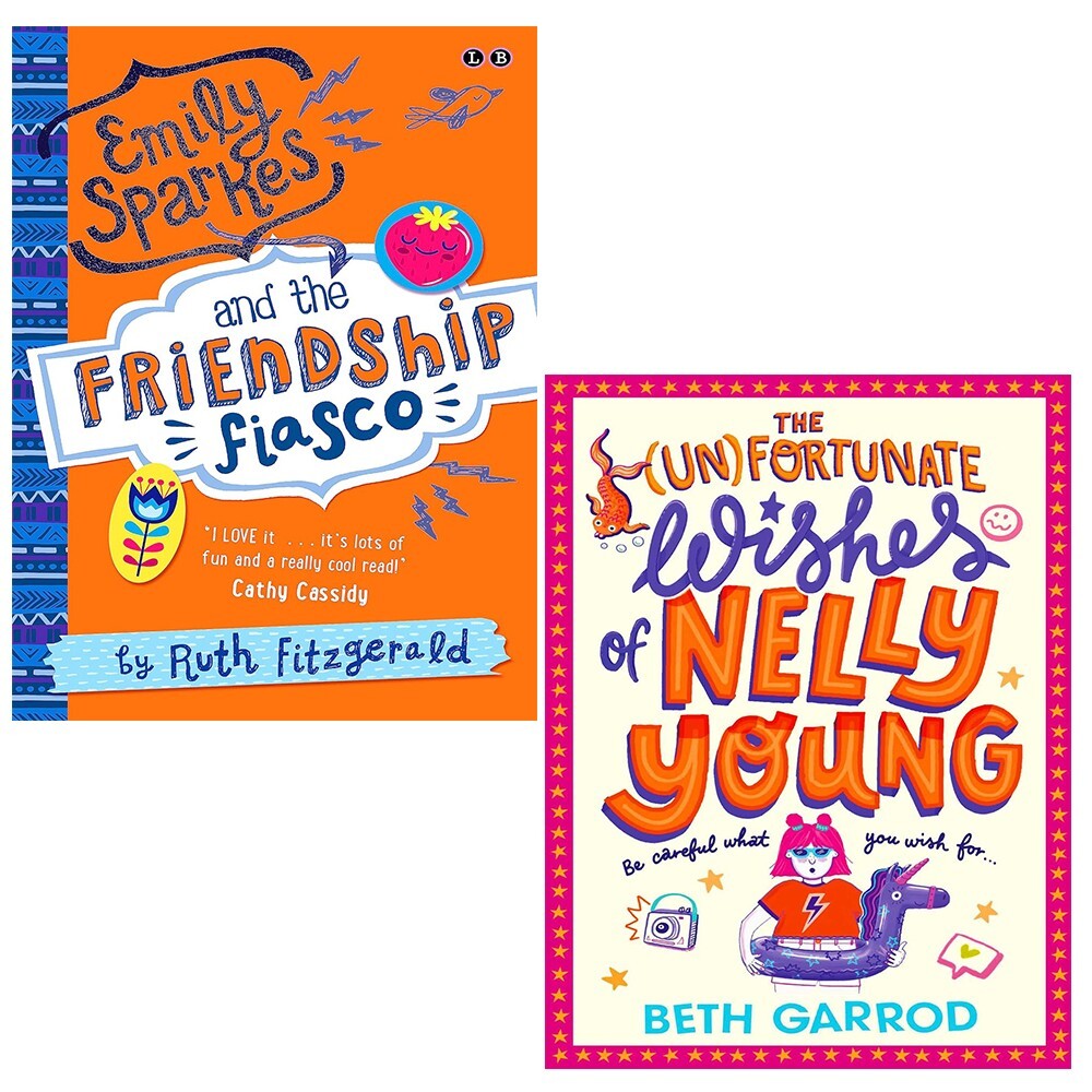 Emily Sparkes Friendship Fiasco, Unfortunate Wishes of Nelly Young 2 Books Set