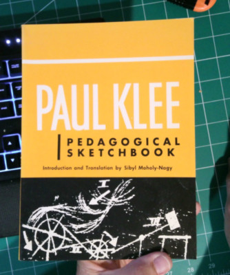 Paul Klee Pedagogical Sketchbook Translated Sibyl Moholy-Nagy PB 7th print 1972!