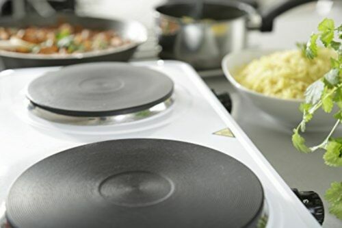 2500w Electric Twin Double Hot Plates Home,Camping and Caravan1000w +1500w - Picture 8 of 9