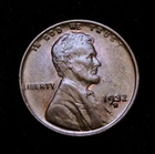 1932-D  Lincoln Wheat Cent  MS+++Brown
