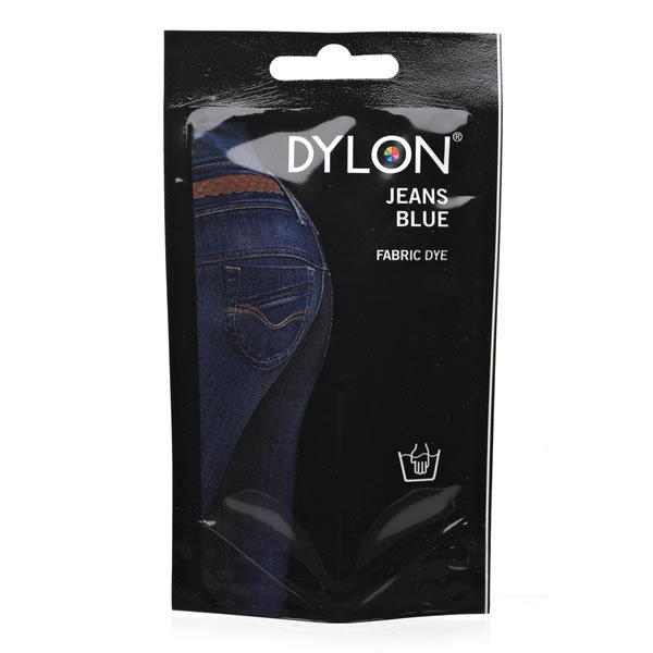 Denim Jeans Blue DYLON Hand Wash Fabric Clothes Dye 50g Textile