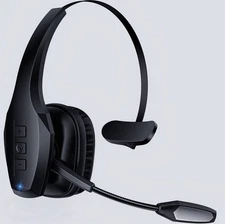 Trucker Bluetooth Headset, Wireless Headset with Mic, Bluetooth Headsets 