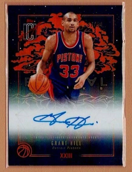 Grant Hill Basketball Autographed Sports Trading Cards