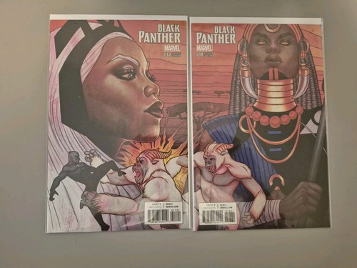 BLACK PANTHER 17+18 VARIANT JENNY FRISON STORM 2017 COATES CONNECTION COVER