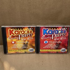 Karaoke Party Country Hot Hits Vol. 1 2 CDG 2-Disc Set On Screen Lyrics