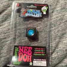 Worlds Smallest Toys NeeDoh Blue RARE New