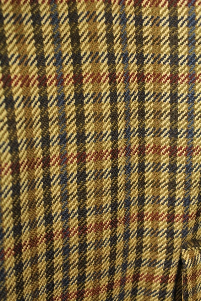 Chaqueta de tweed John G Hardy marrón mezcla cuadros 48R vintage caballero Foto 2 de 4