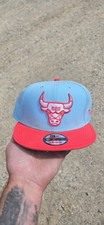 New Era 9Fifty Chicago Bulls Light Blue/Red Color Pack Snapback Hat