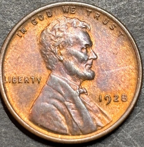 1928 Lincoln Wheat Cent UNC R/b