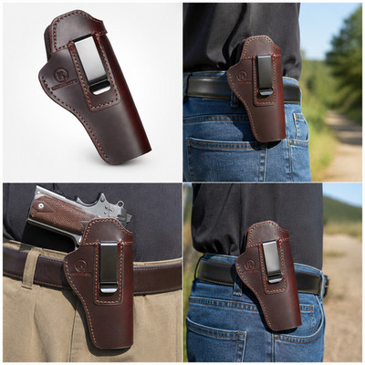 Echtleder verdecktes Tragen 1911 Holster für Colt Springfield Sig Browning