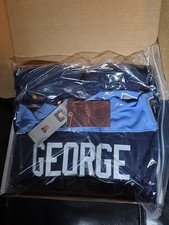 Mitchell & Ness 1999 Eddie George Autographed TN Titans Legacy Jersey Large
