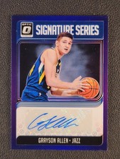 2018-19 Donruss Optic Signature Series Auto Grayson Allen Purple Prizm Rookie RC