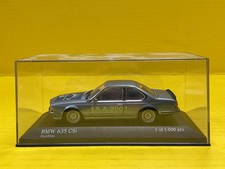 1:43 minichamps BMW 635 CSi 1 of 1000 pcs fjordblau