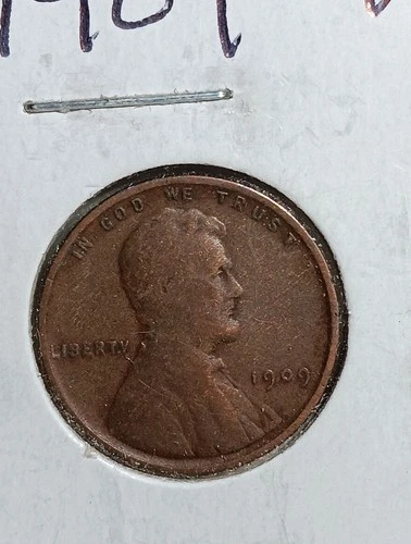 New Listing1909 VDB Lincoln Wheat Cent Penny Item A10A3