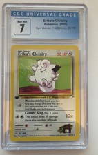 Pokemon 2000 Gym Heroes ERIKA'S CLEFAIRY 1st Edition #25 CGC 7 RARE on eBay