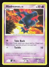 Pokemon Misdreavus 83/127 Common Platinum (NM) on eBay
