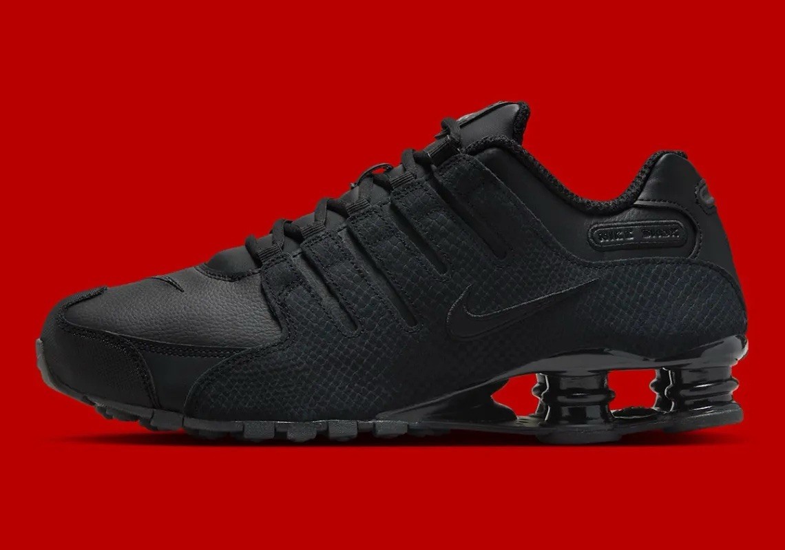 Nike Shox NZ Shoes Triple Black 378341-001 Men's Multi Size NEW | eBay