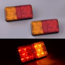 Waterproof LED Side Turn Signal Tail Light For RV Camper Trailer Truck Van Use