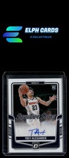 2024-25 Donruss Optic #SS-ALX Trey Alexander Signature Series Autograph