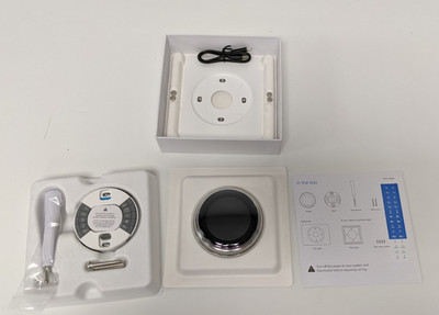 Google Nest Learning Thermostat 3rd Gen A0013 Programmable -Stainless Steel Used