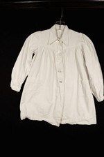 Antique French 1900's-1920's White Linen Baby Dress 1-2 Years Excellent Cond