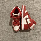 Women’s Size 9 Nike Dunk High Red — photo 2