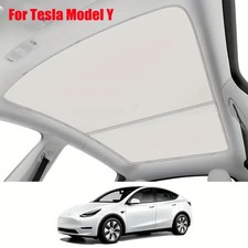 Upgrade Sunshade Roof for 2025 Tesla Model Y Juniper White Beige