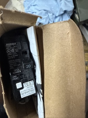 Murray MP120GFA Ground Fault Circuit Breaker 20A 1 Pole 120V
