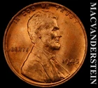 1945 Lincoln Wheat Cent- Red- Choice Gem Brilliant Uncirculated- Luster #K284