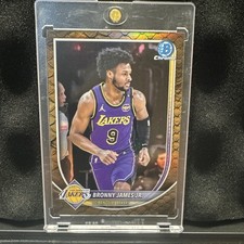 2025-26 Topps Chrome Bronny James Jr. #182 Los Angeles Lakers Basketball