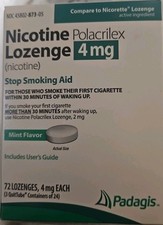 Polacrilex Lozenges 4mg Mint 72 Count Stoo Smoking Aid