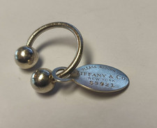 Tiffany  Co. Please Return To Tiffany  Co. Large Keyring Sterling Silver 925