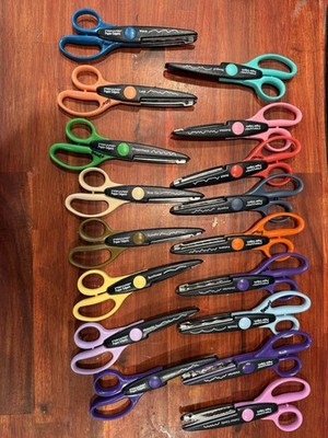 Decorative Edge Craft Scissors: Set of 17 Craft Scrapbooking fiskars Scissors