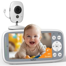 Boifun 2026 No Wifi Baby Monitor 4 720P Screen Camera And Audio Sound Activated