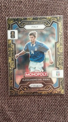 Panini Alessandro Del Piero /25 Italy - Monopoly Prizm FIFA World Cup 26 No. 39