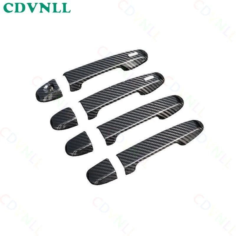 Tira de manija de puerta lateral exterior de fibra de carbono seca para Subaru Forester 19-24 Foto 2 de 4