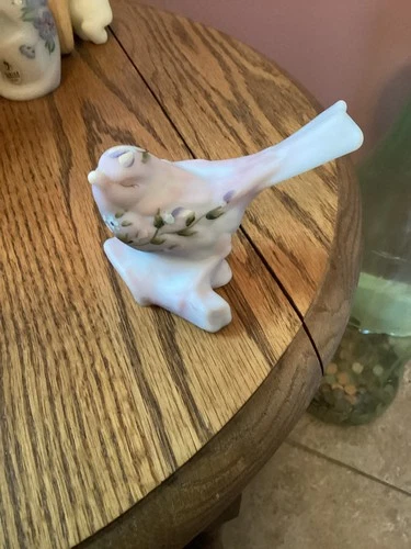 Fenton 1999 Blue Burmese Bird on a Log