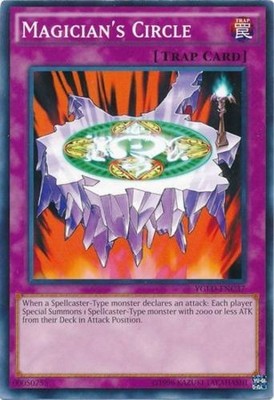 Magician's Circle - YGLD-ENC37 - Common - Unlimited Edition - Damaged