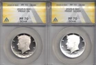 2025 San Francisco Silver & Clad Proof Kennedy Half Dollar ANACS PF70 2 Coins!
