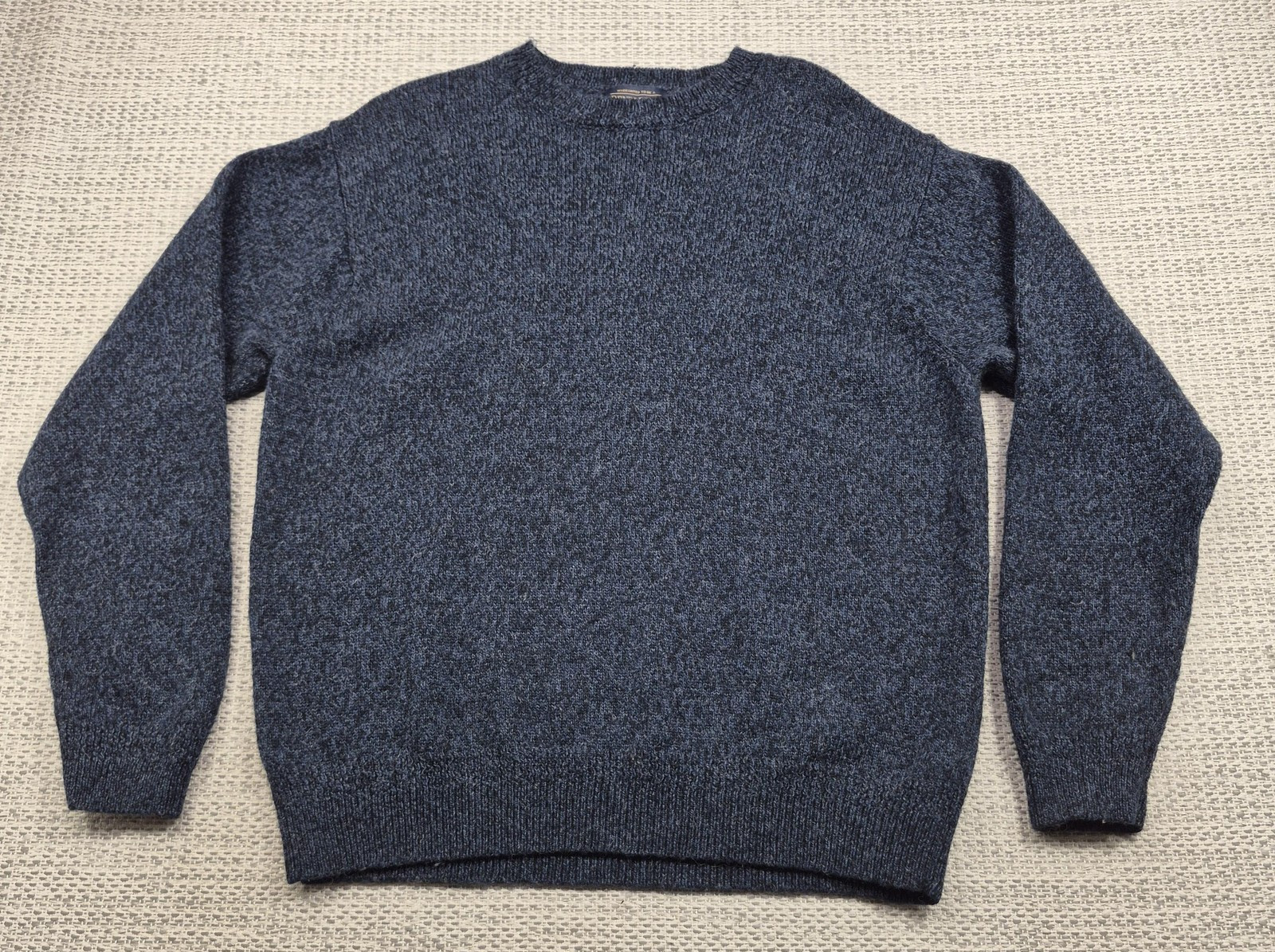 Pendleton Sweater Mens Large Blue Solid Washable … - image 1