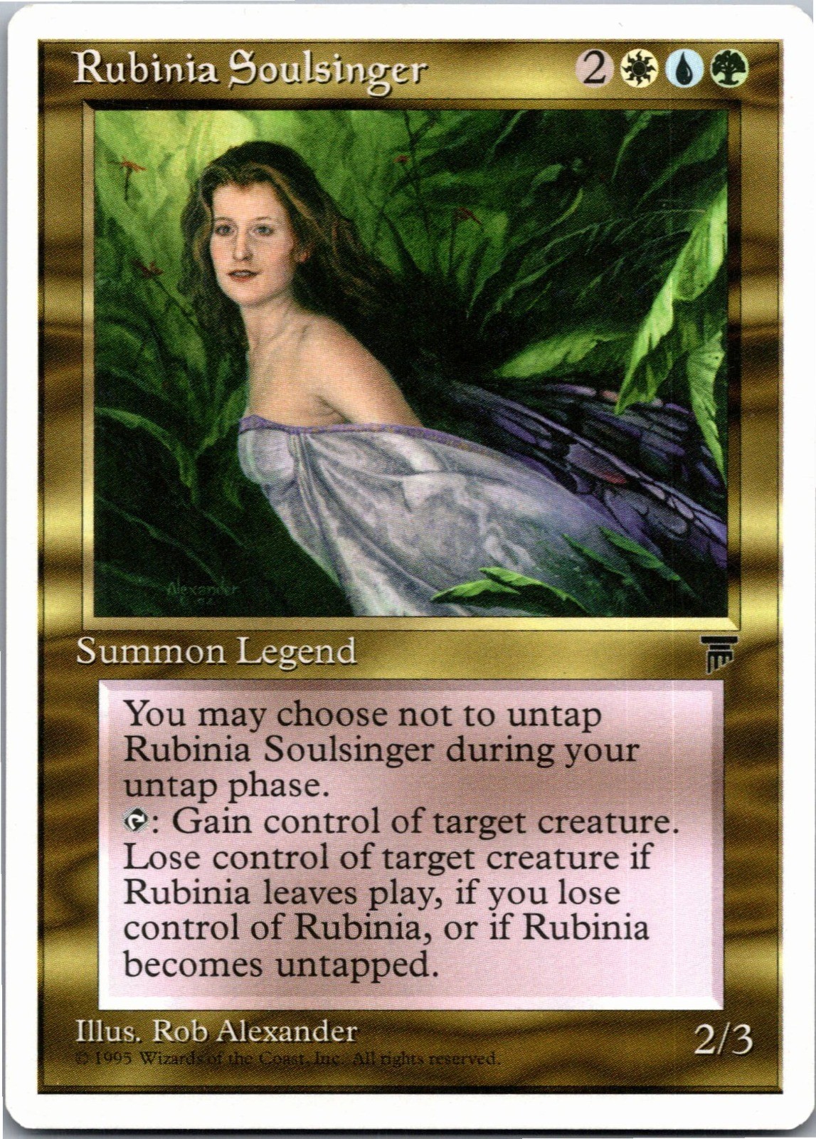 Rubinia Soulsinger - R - MTG: Chronicles (CHR - ) 1995 [LP]