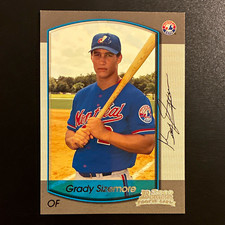 Bowman 2000 Draft Picks & Prospects Grady Sizemore Rookie Card #109 Expos. rookie card picture