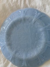 Vintage 1930s Jeanette Delphite Blue Cherry Blossom Children  s Tea Set 14 Pieces