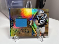 2021 Panini Gold Standard Good as Gold Luke Kuechly #GGS-LK/49 Patch AUTO JERSEY