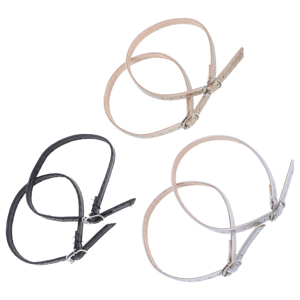 APL 3 Paia Lacci per Scarpe Miss Cinturino Estensore Cavigliera con Fibbia