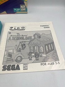 SEGA Pico "The Berenstain Bears A School Day" Storyware Game Complete In Box