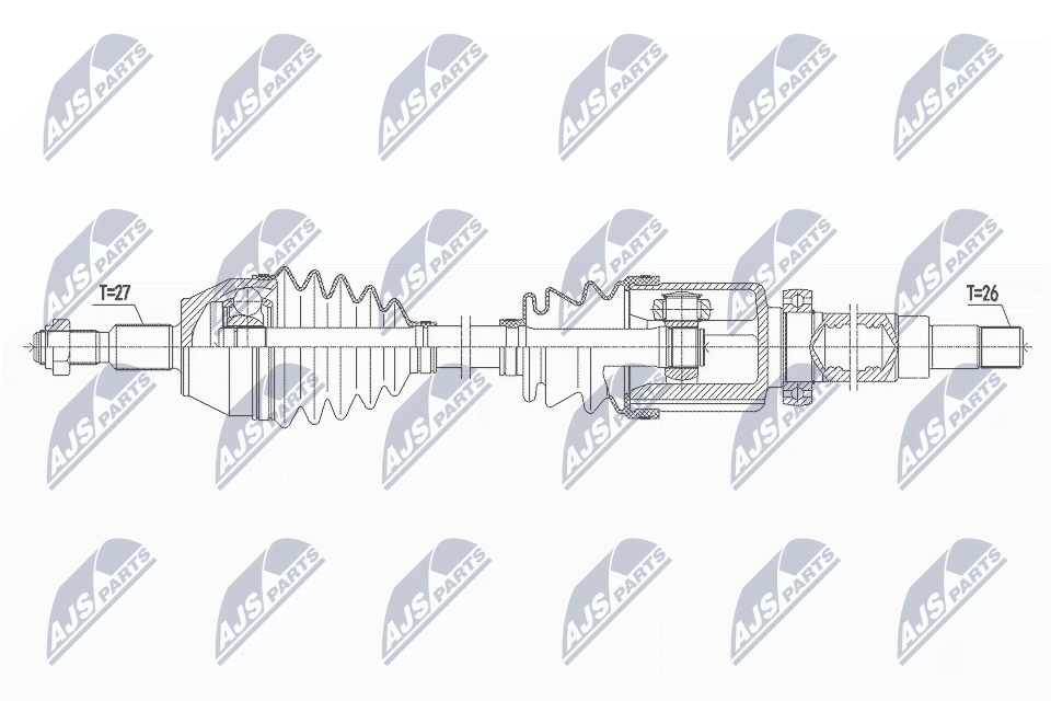 Nty Driveshaft Right For Ford Transit Connect/Tourneo Connect 15 - Image 6