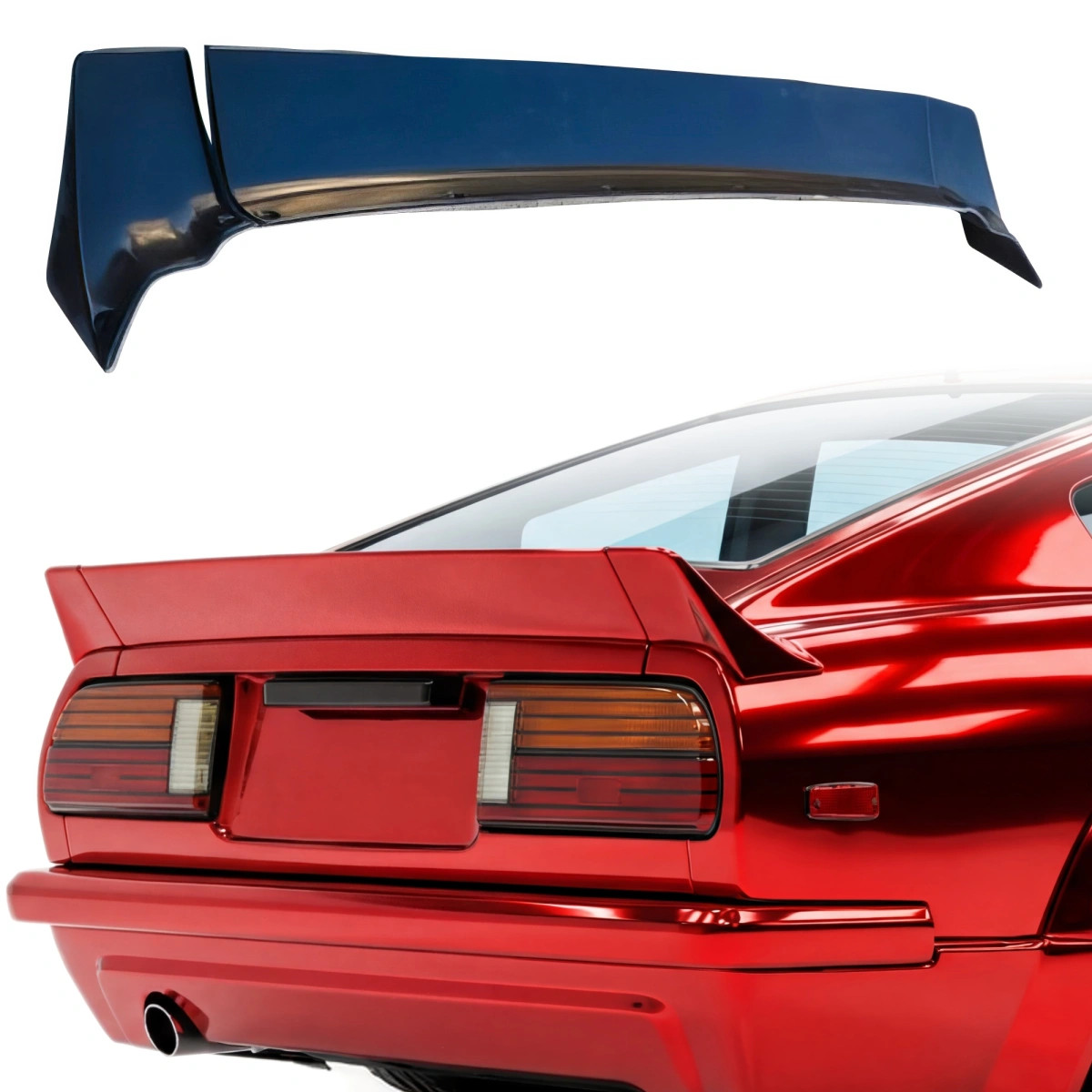 VSaero FRP TKYO Spoiler Wing 3pc (S130) 2 Seater for 280ZX Datsun