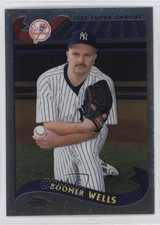 2002 Topps Chrome Traded & Rookies David Wells #T80 0qn